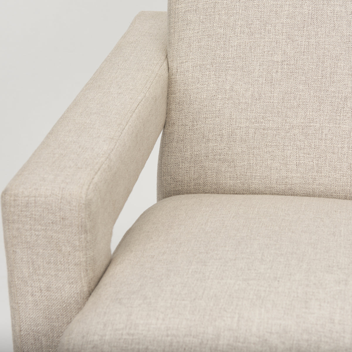 Sovereign Cream Oatmeal Fully Upholstered Accent Chair