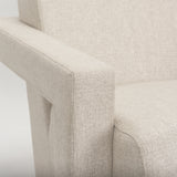 Sovereign Cream Oatmeal Fully Upholstered Accent Chair