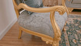 Sovereign Gray/Gold Chair / HD-C9041 - Ornate Home