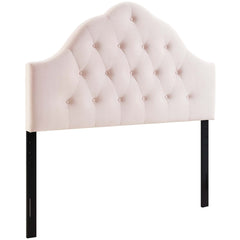 Sovereign Pink Diamond Tufted Performance Velvet Full Headboard - Ornate Home
