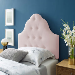 Sovereign Pink Diamond Tufted Performance Velvet Twin Headboard - Ornate Home