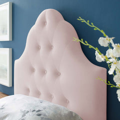 Sovereign Pink Diamond Tufted Performance Velvet Twin Headboard - Ornate Home