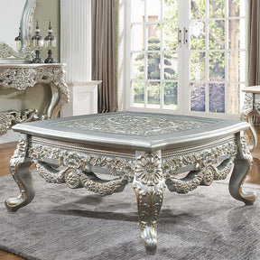 Sovereign Silver Coffee Table / HD-C905S - Ornate Home