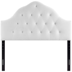 Sovereign White Diamond Tufted Performance Velvet Queen Headboard - Ornate Home