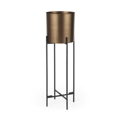 Sowerberry Bronze Large Plant Stand - Ornate Home