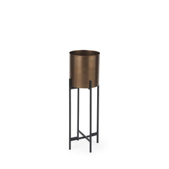 Sowerberry Bronze Small Plant Stand - Ornate Home