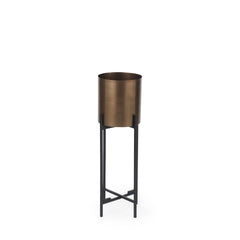 Sowerberry Bronze Small Plant Stand - Ornate Home