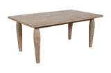 Spader Washed Dining Table - Ornate Home