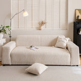 Spandex Jacquard Sofa Cover, High Stretch Crinkle Textured Couch Slipcover KAS Washable - Ornate Home