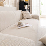 Spandex Jacquard Sofa Cover, High Stretch Crinkle Textured Couch Slipcover KAS Washable - Ornate Home