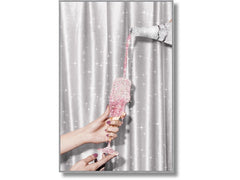 Sparkling Champagne Art Gloss w/ Glitter & Rocks in Frame Wall Art - Ornate Home