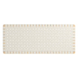 Sparta Natural/Beige Weave Vegan Leather Full Headboard - 1x55.5x22.6" - Ornate Home