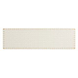 Sparta Natural/Beige Weave Wall-Mount Vegan Leather King Headboard - Ornate Home