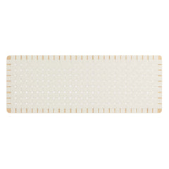 Sparta Natural/Beige Weave Wall-Mount Vegan Leather Queen Headboard - Ornate Home
