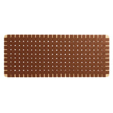 Sparta Natural/Brown Weave Vegan Leather Full Headboard - 1x55.5x22.6" - Ornate Home