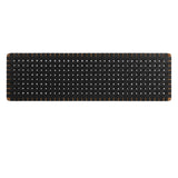 Sparta Walnut/Black Weave Wall-Mount Vegan Leather King Headboard - Ornate Home