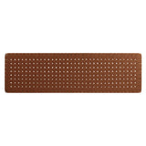 Sparta Walnut/Brown Weave Wall-Mount Vegan Leather King Headboard - Ornate Home