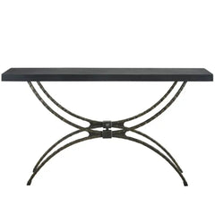 Spatial Aged Bronze/Gold Console Table - Ornate Home