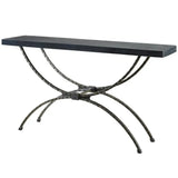 Spatial Aged Bronze/Gold Console Table - Ornate Home