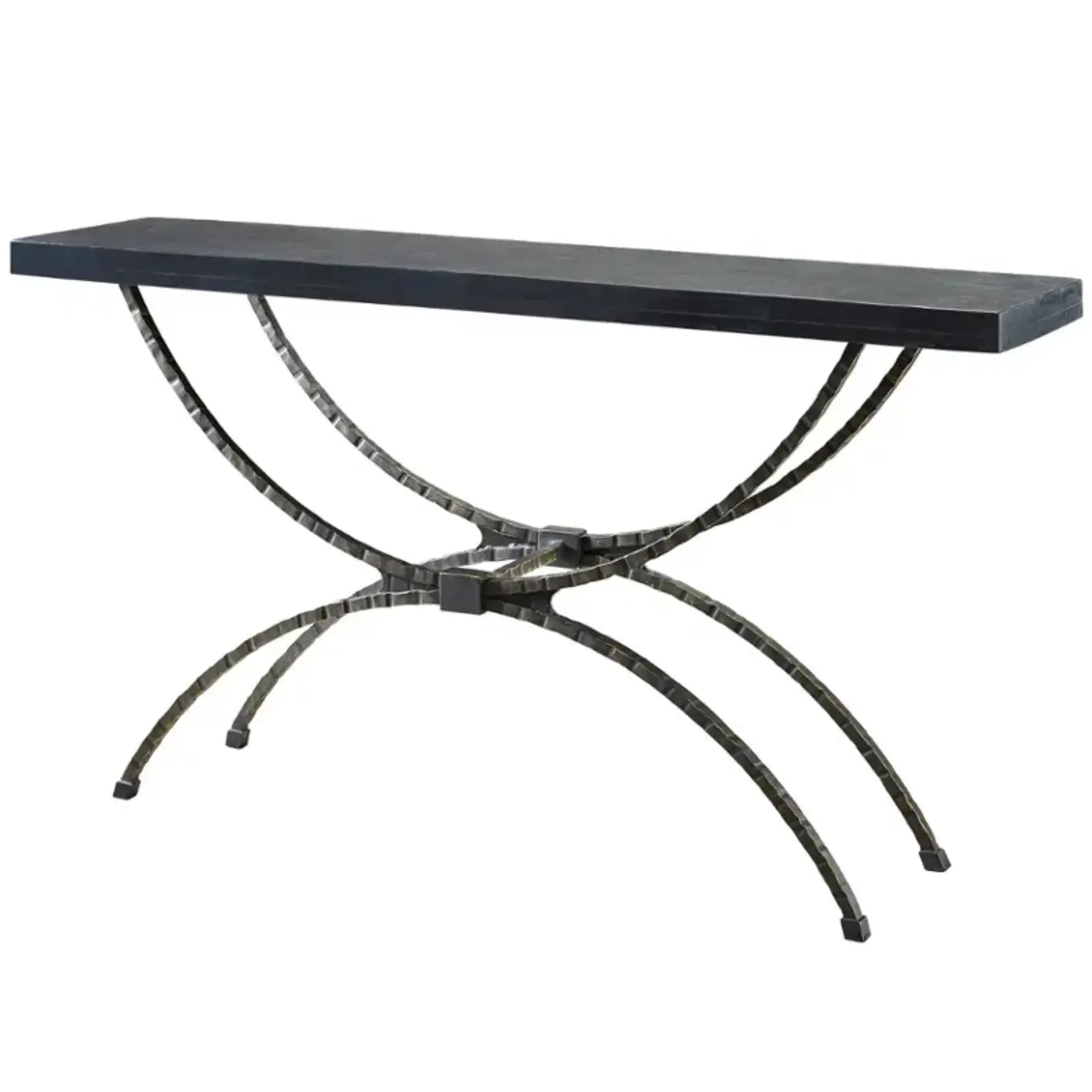 Spatial Aged Bronze/Gold Console Table - Ornate Home