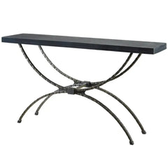 Spatial Aged Bronze/Gold Console Table - Ornate Home