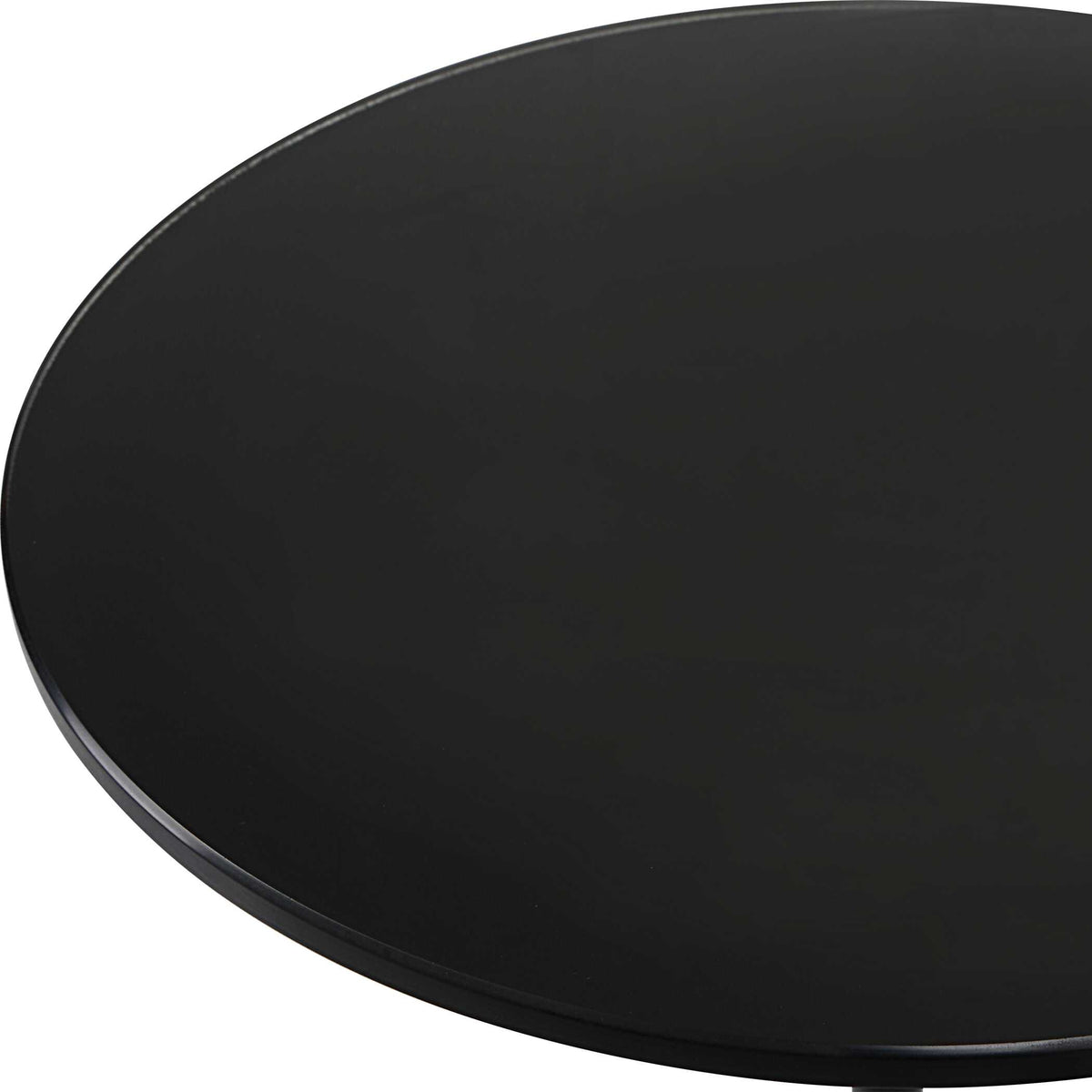Spector Black/Brass Modern Accent Table - Ornate Home