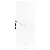 Spector White High Gloss 1-drawer Lighted Full-Length Floor Mirror - Ornate Home