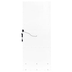 Spector White High Gloss 1-drawer Lighted Full-Length Floor Mirror - Ornate Home