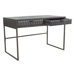 Spectrum Smoke Grey 2-Drawer Desk - Ornate Home
