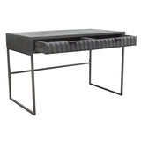 Spectrum Smoke Grey 2-Drawer Desk - Ornate Home