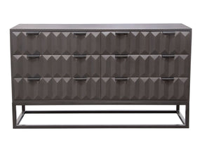 Spectrum Smoke Grey 6-Drawer Dresser - Ornate Home
