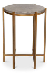 Spence Black Side Table - Ornate Home