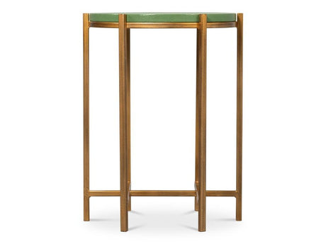 Spence Green Side Table - Ornate Home