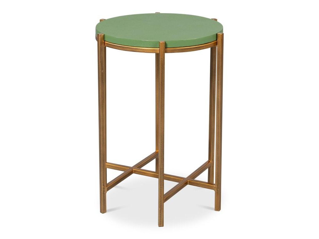 Spence Green Side Table - Ornate Home