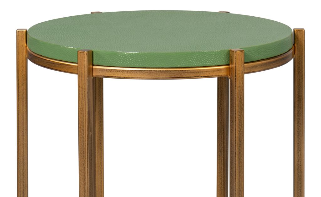 Spence Green Side Table - Ornate Home
