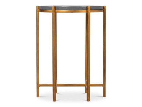 Spence Grey Side Table - Ornate Home