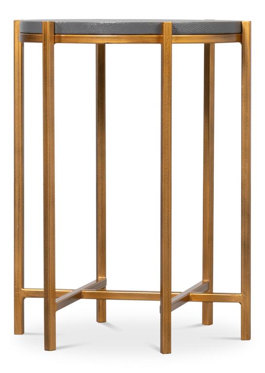 Spence Grey Side Table - Ornate Home