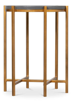 Spence Grey Side Table - Ornate Home