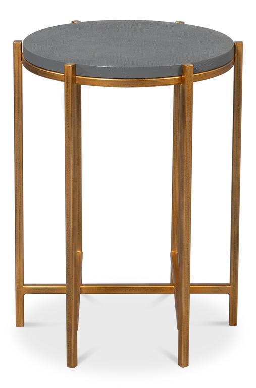 Spence Grey Side Table - Ornate Home