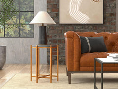 Spence Grey Side Table - Ornate Home