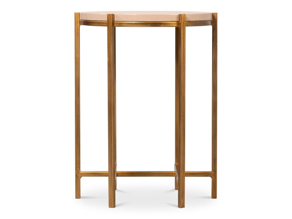 Spence Tan Side Table - Ornate Home