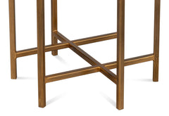 Spence Tan Side Table - Ornate Home