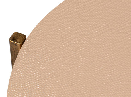 Spence Tan Side Table - Ornate Home