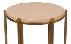 Spence Tan Side Table - Ornate Home