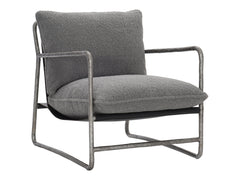 Spencer Grey Fabric Chair - Ornate Home