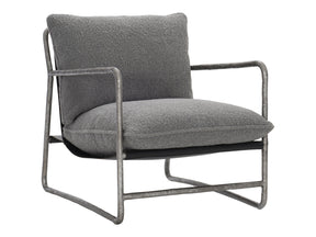 Spencer Grey Fabric Chair - Ornate Home