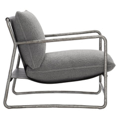Spencer Grey Fabric Chair - Ornate Home