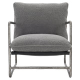 Spencer Grey Fabric Chair - Ornate Home