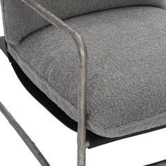 Spencer Grey Fabric Chair - Ornate Home