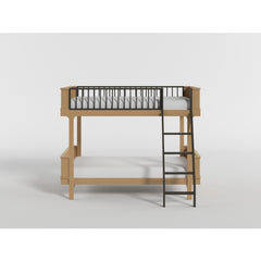 Spenser Brown Twin Bunk Bed - Ornate Home